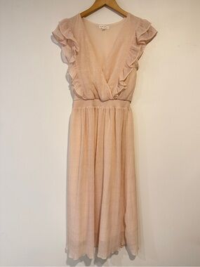 By the River - Shimmer Ruffled Maxi Dress
